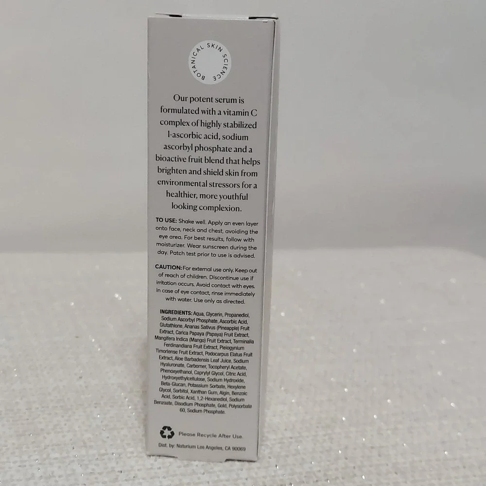 Naturium Vitamin C Complex Face Serum 1 oz New In‎ Box Brightens Firms